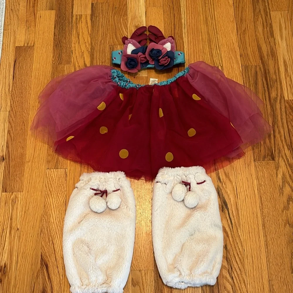 Matilda Jane Teal, Pink & Yellow Tulle Stripe Kids Costume